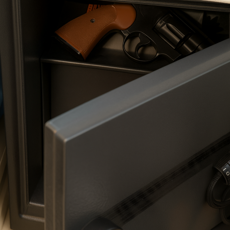 Gun Safe Regulations 2025 – secure pistol safe model by JSH Safes